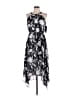 Sangria 100% Polyester Graphic Black Cocktail Dress Size 10 - photo 1