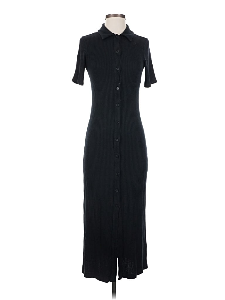 Pre-owned Reformation Jeans Casual Dress In Black