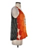 Tiny 100% Polyester Orange Sleeveless Blouse Size S - photo 4