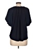 Ann Taylor LOFT Blue Short Sleeve Blouse Size L - photo 2