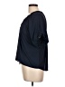 Ann Taylor LOFT Blue Short Sleeve Blouse Size L - photo 5