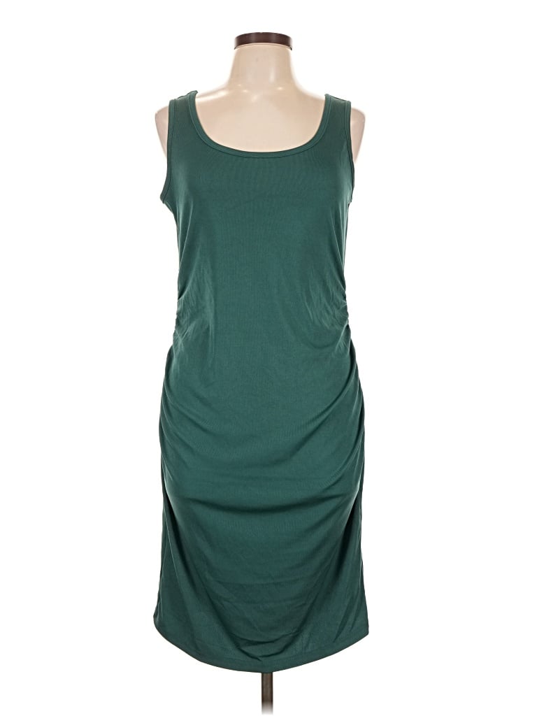 Pre-owned Ekouaer Casual Dress In Green