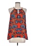 Collective Concepts 100% Polyester Orange Sleeveless Blouse Size M - photo 1