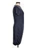 Express Solid Gray Casual Dress Size M - photo 4