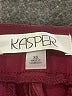 Kasper Burgundy Casual Pants Size XS - photo 7