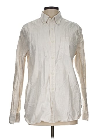 Brandy Melville Long Sleeve Button-Down Shirt (view 1)