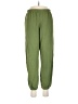 perfectwhitetee Solid Green Track Pants Size M - photo 1