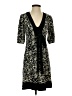 Intrigue Animal Print Black Cocktail Dress Size S - photo 1