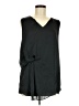 Left Coast by Dolan 100% Polyester Black Sleeveless Blouse Size M (petite) - photo 1