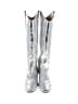 Steve Madden Metallic Silver Boots Size 8 1/2 - photo 2