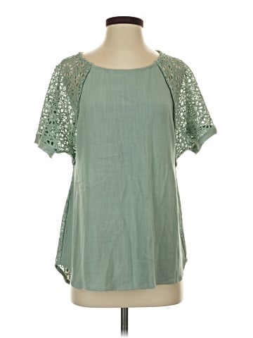 Umgee Short Sleeve Blouse (view 1)