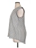 Pleione 100% Polyester Silver Sleeveless Blouse Size XL - photo 5