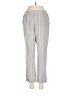 Sienna Sky Stripes Silver Casual Pants Size M - photo 1