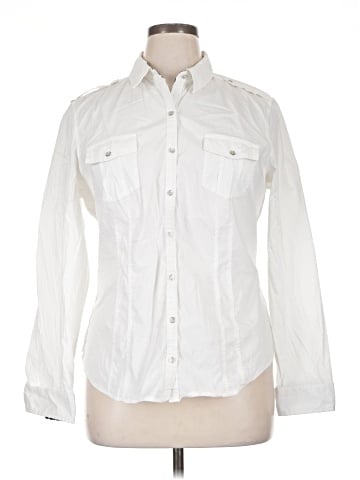7th Avenue Design Studio New York & Company Long Sleeve Button-Down Shirt (view 1)