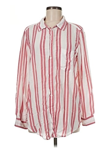 American Eagle Outfitters Long Sleeve Button-Down Shirt (view 1)