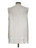 Banana Republic 100% Polyester Ivory Sleeveless Blouse Size L - photo 2