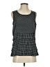 Coldwater Creek 100% Polyester Black Sleeveless Blouse Size XS - photo 1
