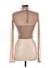 Win Win Tan Long Sleeve Blouse Size L - photo 2