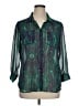 Unbranded 100% Polyester Green Long Sleeve Polo Size XL - photo 1