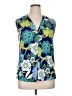 Weston Blue Sleeveless Blouse Size XL - photo 1