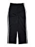 Adidas 100% Polyester Black Track Pants Size 8 - photo 2