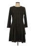 MICHAEL Michael Kors Tweed Brown Casual Dress Size L - photo 1
