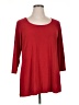 Slinky Brand Red 3/4 Sleeve Top Size 1X - photo 1