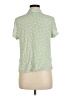Splendid 100% Viscose Stars Green Short Sleeve Blouse Size M - photo 2