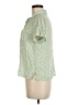 Splendid 100% Viscose Stars Green Short Sleeve Blouse Size M - photo 5