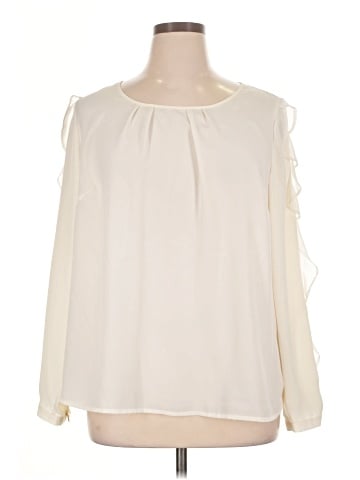 Lane Bryant Outlet Long Sleeve Blouse (view 1)