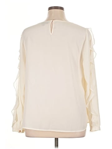 Lane Bryant Outlet Long Sleeve Blouse (view 2)