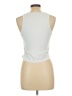 OQQ White Ivory Sleeveless Top Size L - photo 2