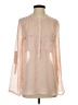 Ann Taylor LOFT 100% Polyester Pink Long Sleeve Blouse Size S - photo 1