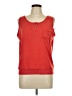 Karen Scott Red Orange Sleeveless Top Size L - photo 1