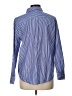 Ann Taylor Stripes Blue Long Sleeve Button-Down Shirt Size L (petite) - photo 2
