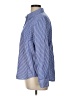 Ann Taylor Stripes Blue Long Sleeve Button-Down Shirt Size L (petite) - photo 5