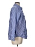 Ann Taylor Stripes Blue Long Sleeve Button-Down Shirt Size L (petite) - photo 4