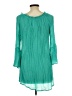 Forgotten Grace Teal 3/4 Sleeve Blouse Size L - photo 2