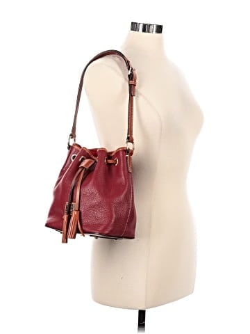 Dooney & Bourke Leather Bucket Bag (view 2)