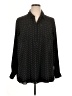 Lane Bryant 100% Polyester Polka Dots Black Long Sleeve Blouse Size 14 - 16 Plus - photo 1