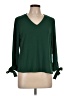 CeCe Green Long Sleeve Blouse Size L (petite) - photo 1
