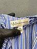 Neiman Marcus Stripes Blue Jumpsuit Size M - photo 4