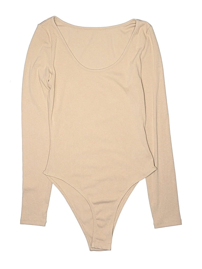 Pre-owned Shein Bodysuit In Tan
