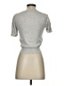 J.Crew Metallic Silver Short Sleeve Turtleneck Size S - photo 2