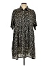 Mittoshop 100% Polyester Animal Print Black Casual Dress Size L - photo 1