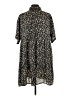 Mittoshop 100% Polyester Animal Print Black Casual Dress Size L - photo 2