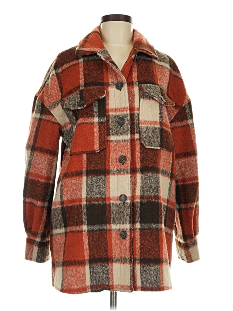 Pre-owned Avec Les Filles Coat In Brown
