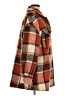 Avec Les Filles Plaid Brown Coat Size M - photo 4