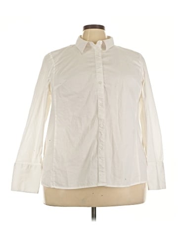 Lane Bryant Long Sleeve Button-Down Shirt (view 1)