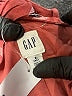 Gap 100% Rayon Stripes Burgundy Brown Jumpsuit Size 6 (tall) - photo 4
